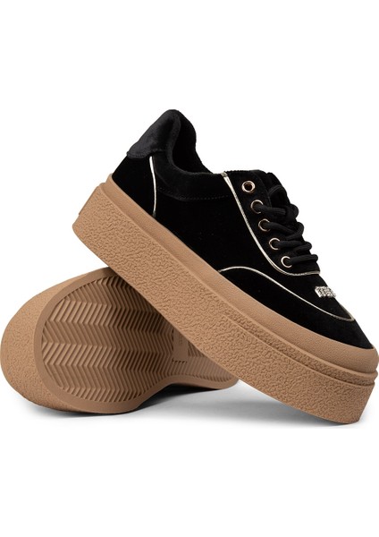 Kadın Siyah Sneaker Ayakkabı - 25330ZSYHC01 modelleri