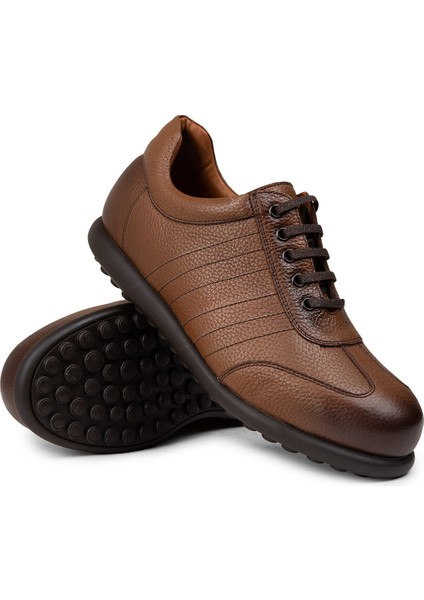 Erkek Hakiki Deri Taba Rengi Günlük Ayakkabı - 01826MTBAC10 modelleri