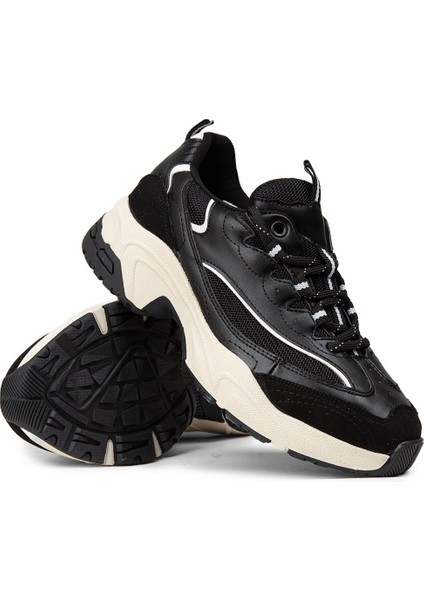 Kadın Siyah Sneaker Ayakkabı - 34120ZSYHC01 modelleri