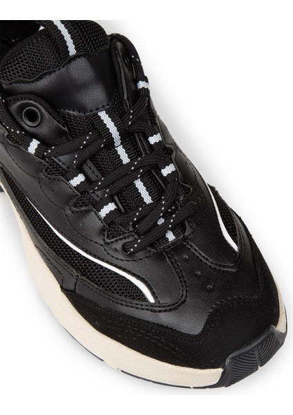 Kadın Siyah Sneaker Ayakkabı - 34120ZSYHC01 indirimleri