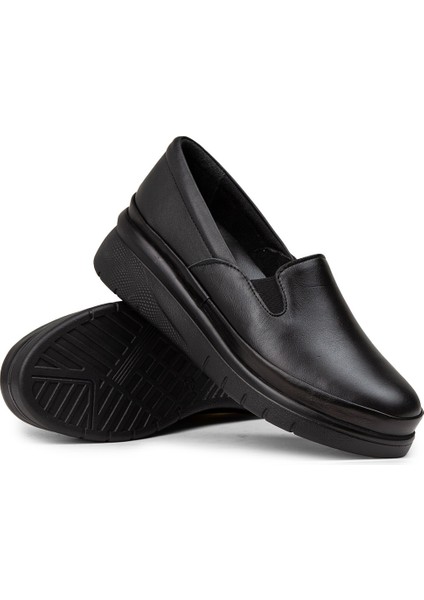 Kadın Hakiki Deri Siyah Günlük Ayakkabı - N3536ZSYHC01 modelleri