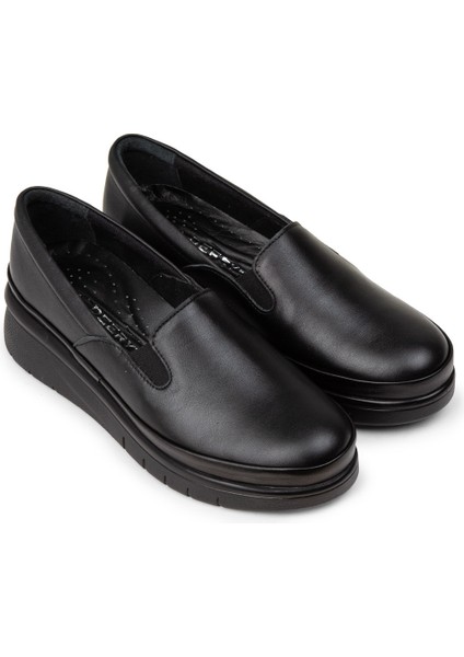Kadın Hakiki Deri Siyah Günlük Ayakkabı - N3536ZSYHC01 fırsatları