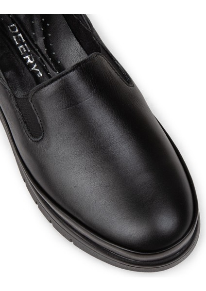 Kadın Hakiki Deri Siyah Günlük Ayakkabı - N3536ZSYHC01 indirimleri