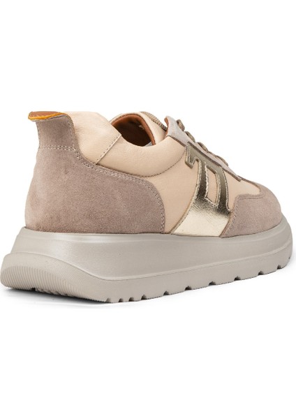 Kadın Hakiki Deri Bej Sneaker Ayakkabı - M0510ZBEJE01 fiyatları