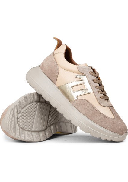 Kadın Hakiki Deri Bej Sneaker Ayakkabı - M0510ZBEJE01 modelleri