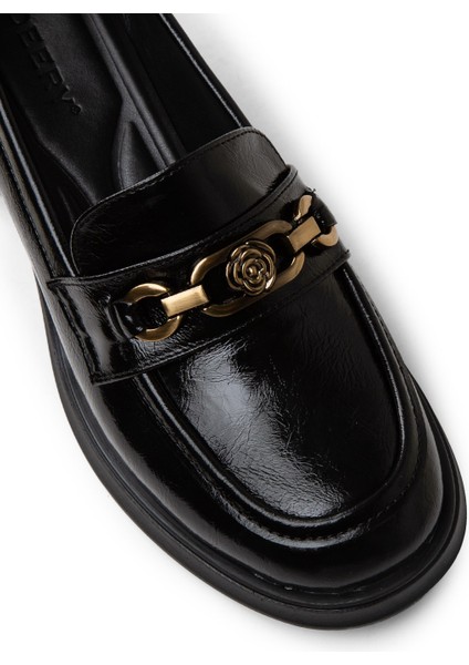 Kadın Rugan Siyah Tokalı Topuklu Ayakkabı - K1464ZSYHC01 fırsatları