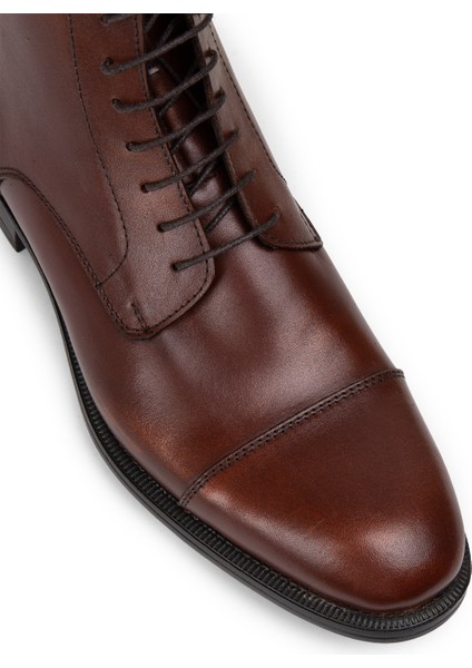 Erkek Hakiki Deri Bakır Rengi Fermuarlı Bot - 01974MBKRC02 fırsatları