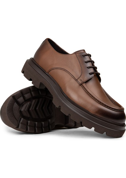 Erkek Hakiki Deri Taba Rengi Günlük Ayakkabı - 01981MTBAE03 fiyatları
