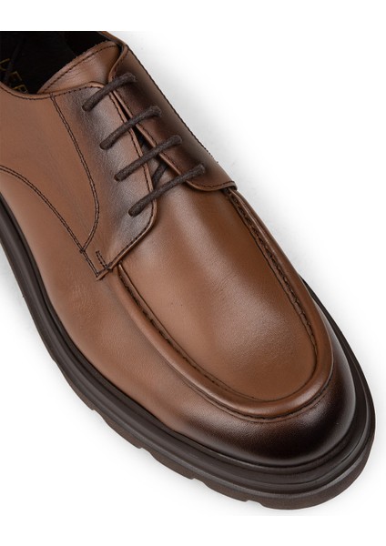 Erkek Hakiki Deri Taba Rengi Günlük Ayakkabı - 01981MTBAE03 indirimleri