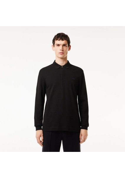 Regular Fit Uzun Kollu Paris Polo Sweatshirt