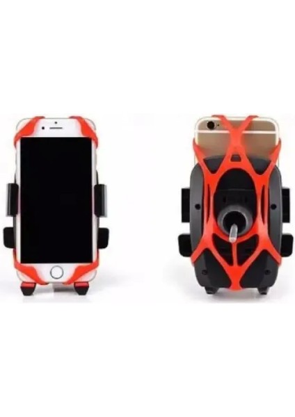 Lastik Destekli Standlı Bisiklet Telefon Tutucu modelleri