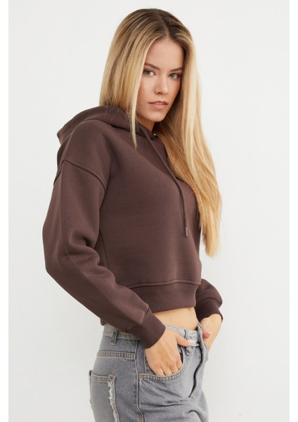 3 Iplik Basic Kapüşonlu Sweatshirt fiyatları