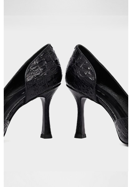 Hokota-Tr Ayakkabı Yüksek Topuklu - Siyah