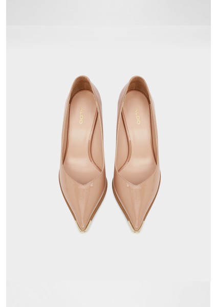 Ebina-Tr Ayakkabı Yüksek Topuklu - Naturel