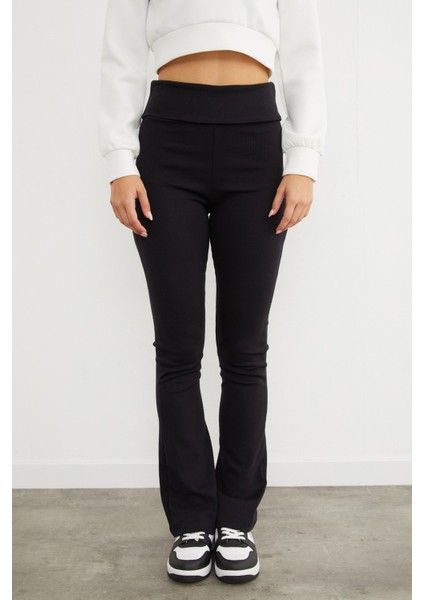 Beli Katlamalı Flare Pantolon fiyatları