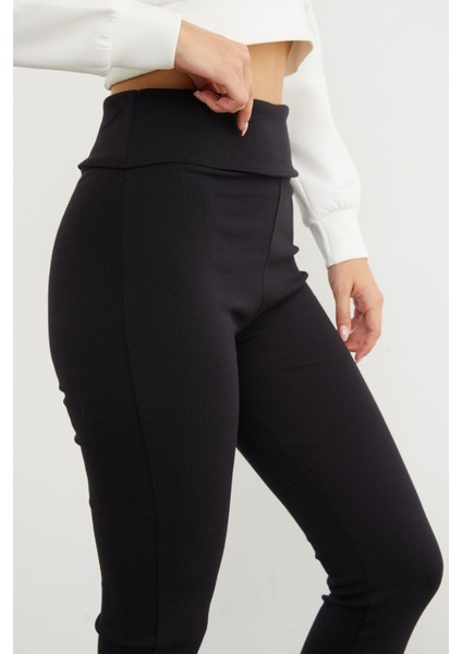 Beli Katlamalı Flare Pantolon indirimleri