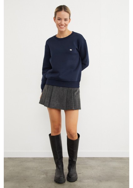 3 Iplik Metal Aksesuar Detaylı Sweatshirt fiyatları