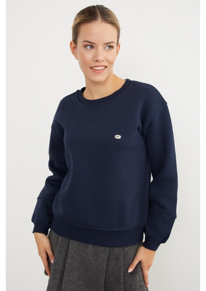 3 Iplik Metal Aksesuar Detaylı Sweatshirt fırsatları