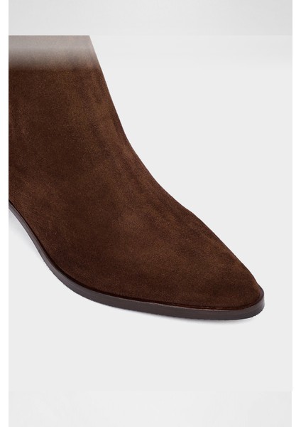 Miyama-Tr Bot Düz Bot - Kahverengi indirimleri