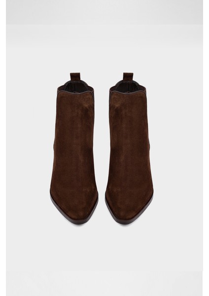 Miyama-Tr Bot Düz Bot - Kahverengi