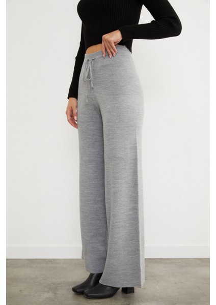 Beli Lastikli Palazzo Triko Pantolon indirimleri