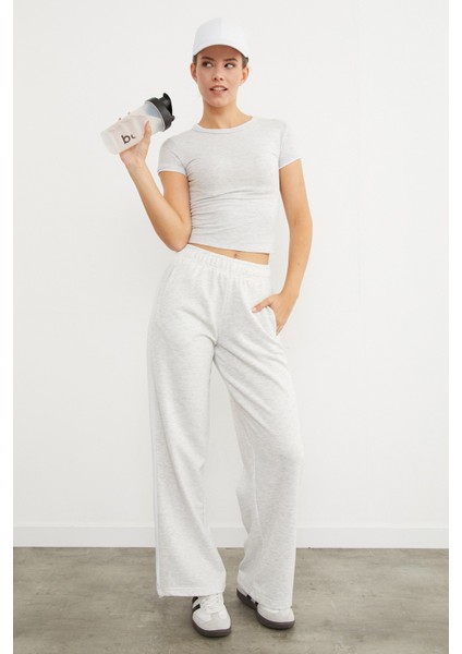 Yanları Şeritli Palazzo Eşofman Altı