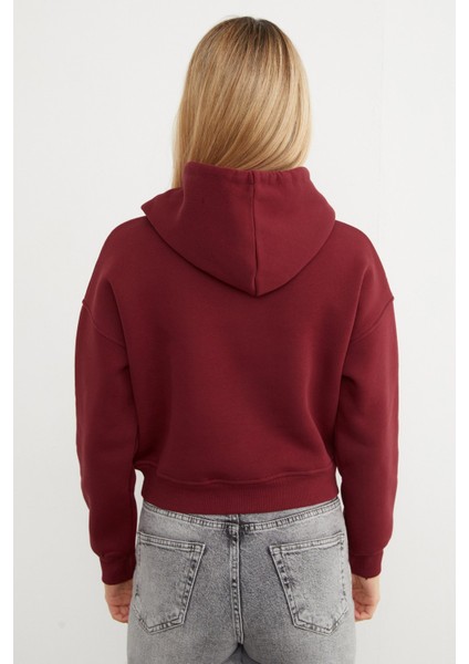 3 Iplik Ayıcık Nakışlı Kapüşonlu Sweatshirt indirimleri