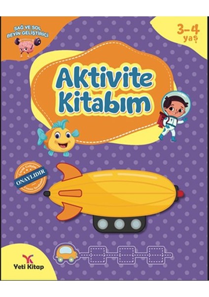 3-4 Yaş Aktivite Kitabı