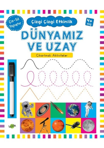 Çizgi Çizgi Etkinlik - Dünyamız ve Uzay (4+ Yaş)