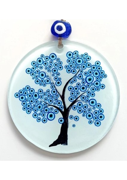 Nazar Ağacı Füzyon Cam Nazar Boncuklu Duvar Dekoru fiyatları
