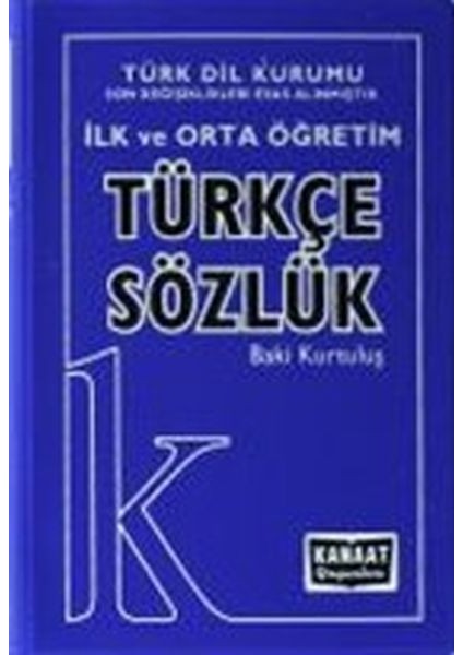 Kanaat Ilk ve Orta Öğretim Türkçe Sözlük