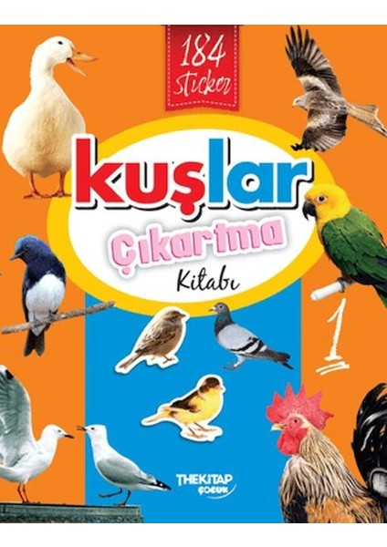 Kuşlar Çıkartma Kitabı - 1