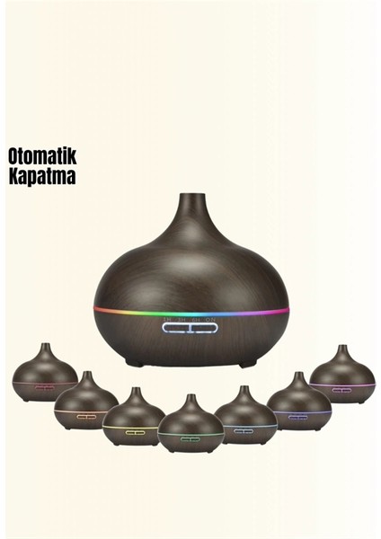 Zamanlayıcılı ve Otomatik Kapanmalı Aromaterapi Nemlendirici Difüzör fırsatları