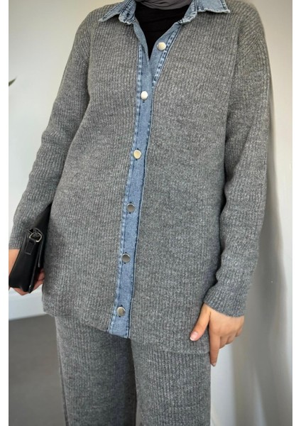 Kai Kot Geçişli Triko Takım Füme fırsatları