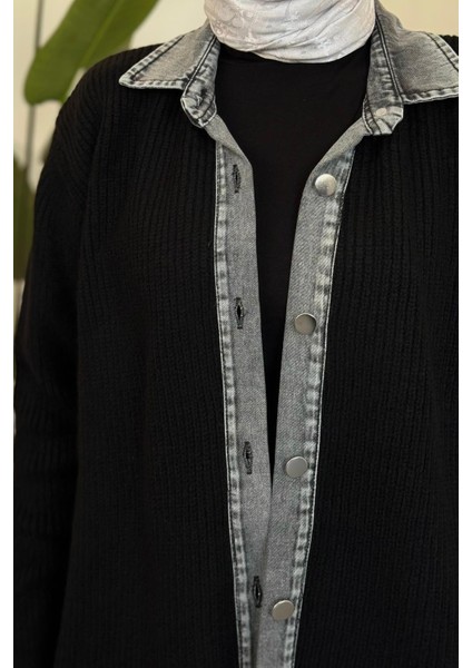 Kai Kot Geçişli Triko Takım Siyah fırsatları