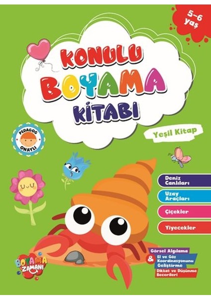 Konulu Boyama - Yeşilkitap (5-6 Yaş)