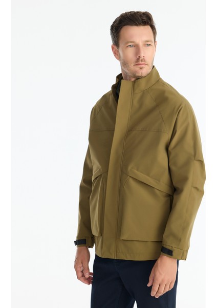 Regular Dik Yaka Uzun Kol Mont fiyatları