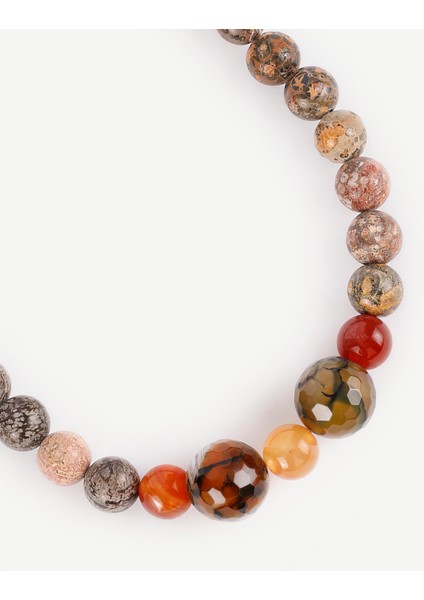 Yuvarlak Formlu Doğal Taş Kolye fiyatları