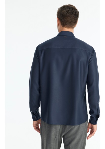 Regular Gömlek Yaka Uzun Kol Gömlek