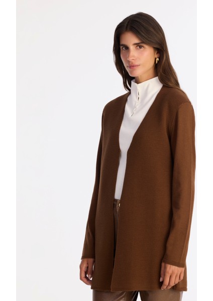 Geniş V Yaka Uzun Kol Hırka modelleri