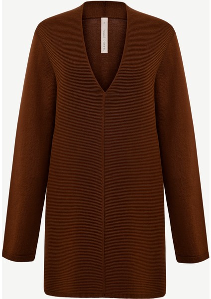 Geniş V Yaka Uzun Kol Hırka indirimleri