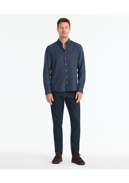 Regular Gömlek Yaka Uzun Kol Gömlek