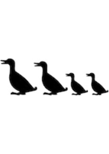 Ördek Ailesi Tasarım Oto Özel Yeni Sticker 15*5 cm fiyatları
