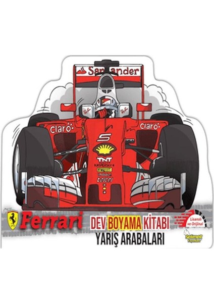 Ferrari Dev Boyama Yarış Arabaları