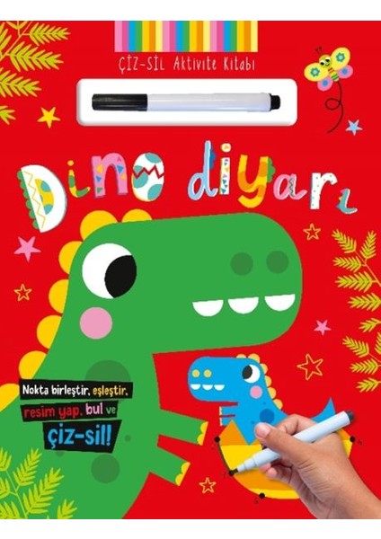 Çiz – Sil Aktivite Kitabı Dino Diyarı