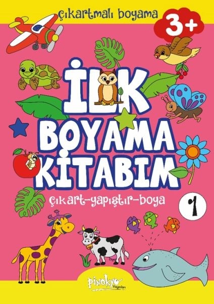 Çıkartmalı Ilk Boyama Kitabım 3+ Yaş-1