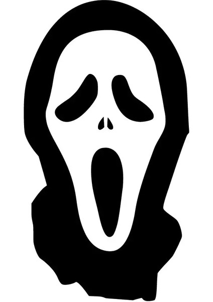 Scream Sticker 20 x 36 cm