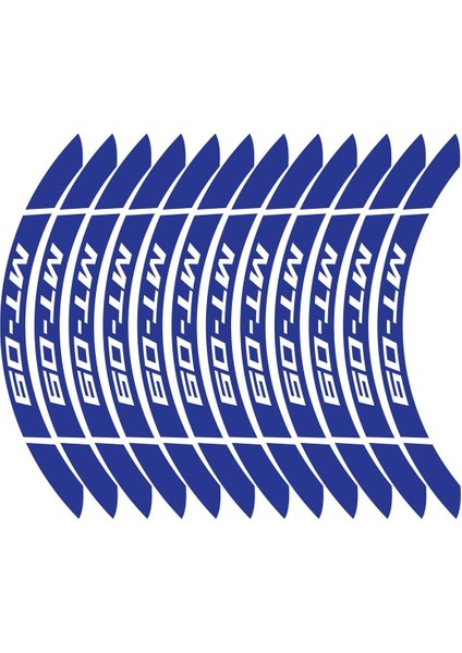 Yamaha mt 09 Iç Dış Jant Sticker