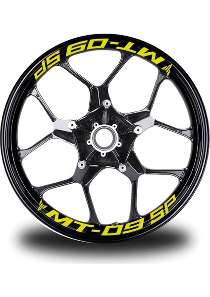 Mt-09 Sp Yazılı 8'li Jant Içi Yazı Sticker Etiket Modeli