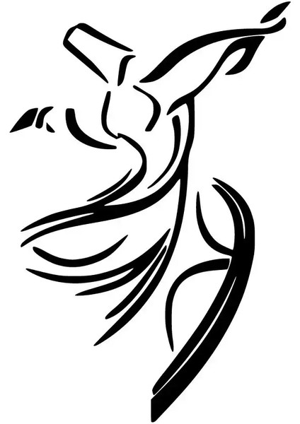 Mevlana Sticker 30 x 39 cm
